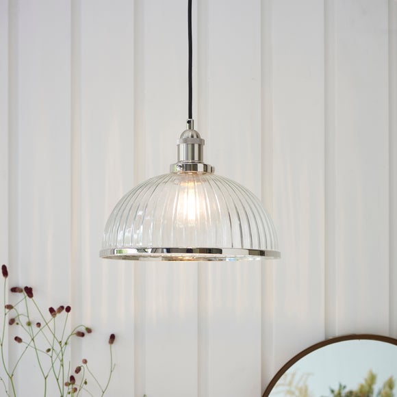 glass pendant lights dunelm