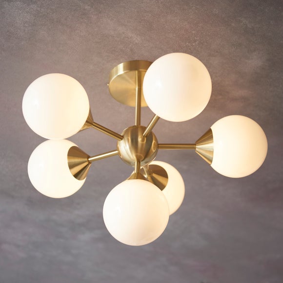 Dunelm flush online ceiling light