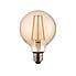 Vogue 2 Watt ES LED Amber Filament Large Globe Bulb Amber