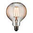 Vogue 4 Watt ES LED Ribbed Globe Bulb Clear