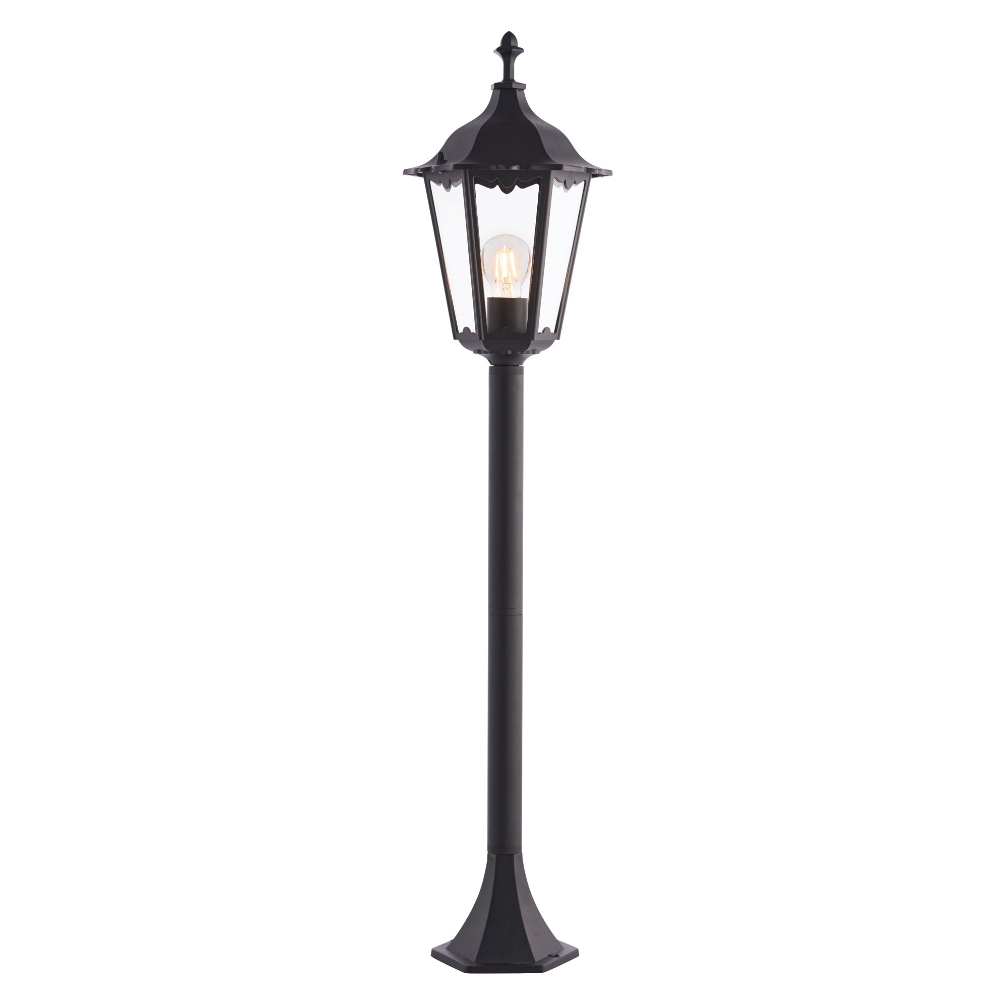 Vogue Trenton Outdoor Post Light 105cm Black