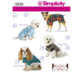 Dogs Clothes In 3 Sizes Sewing Pattern