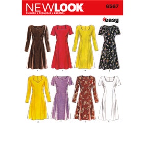 6567 New Look Dress Sewing Pattern