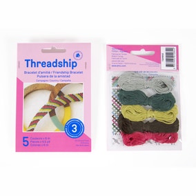 Threadship Country Friendship Bracelets Craft Kit