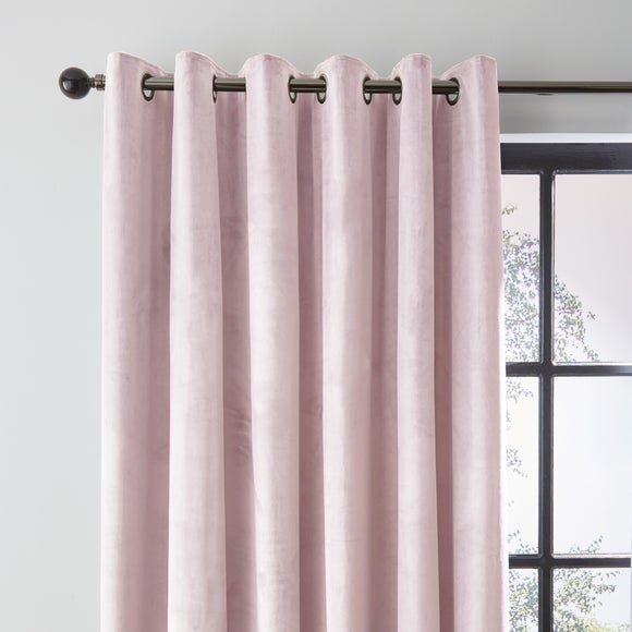 dunelm pink curtains