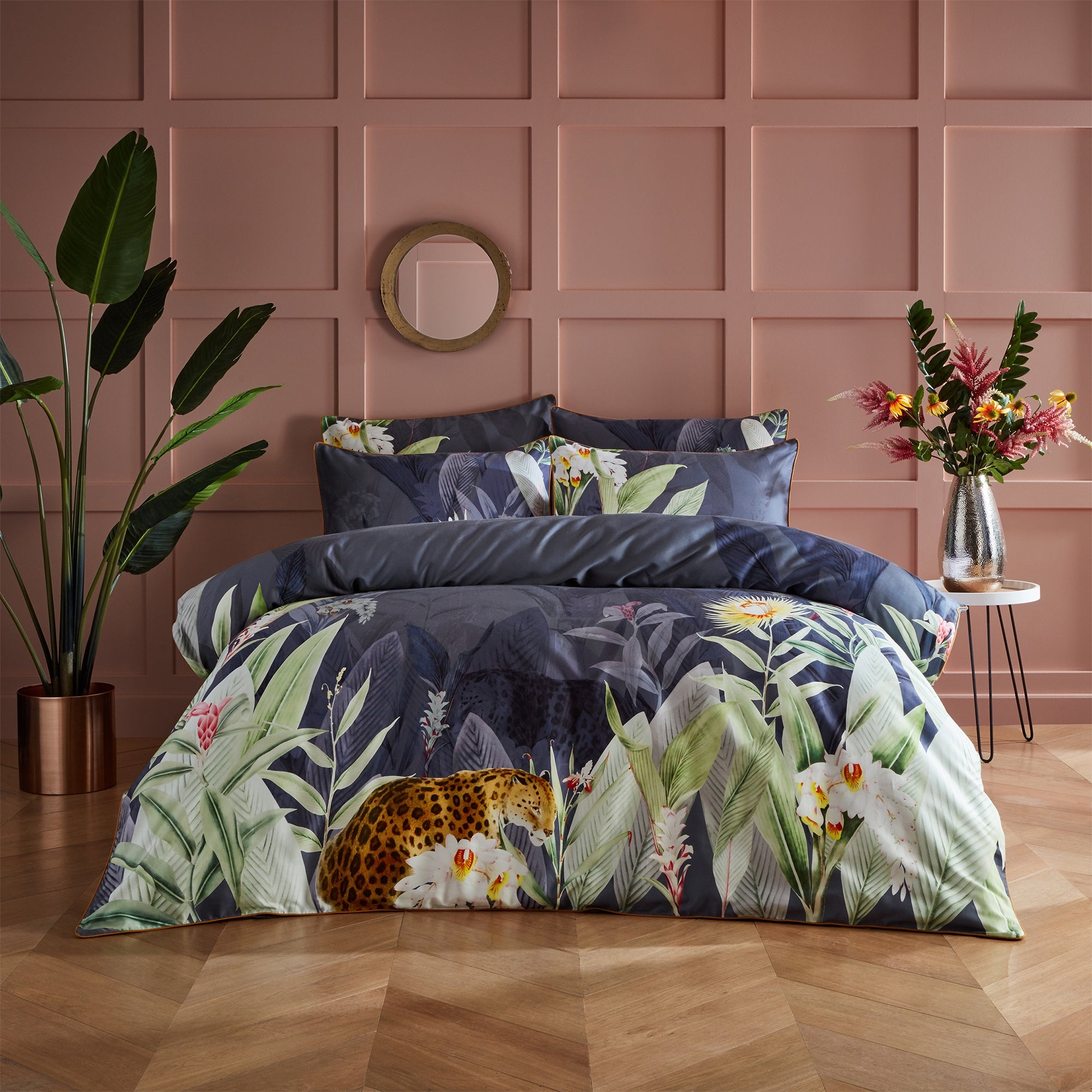 Paoletti Artemis 100% Cotton Duvet Cover and Pillowcase Set | Dunelm