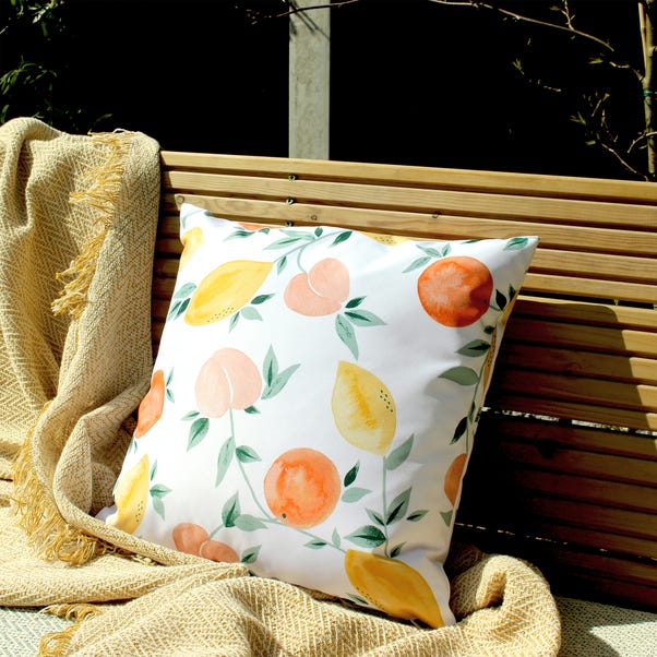 Les Fruits Mulitcoloured Outdoor, Garden Furniture Cushions Dunelm