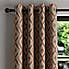 Imani Butterscotch Sheer Eyelet Curtains  undefined