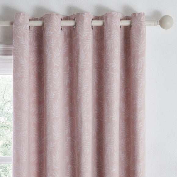 dunelm pink curtains