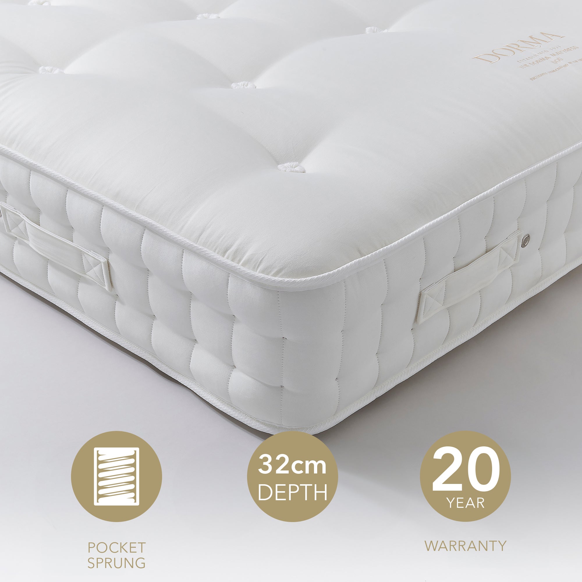 Dorma 1000 Pocket Sprung Mattress Dunelm