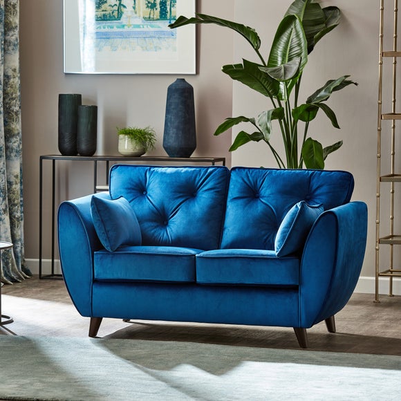 two seater sofa velvet