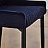 Montreal Set of 2 Velvet Dining Chairs Montreal Ink Blue