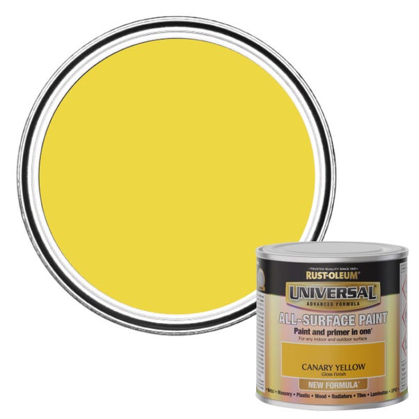 Rust-Oleum Canary Yellow Gloss Universal All-Surface Paint image 1 of 8