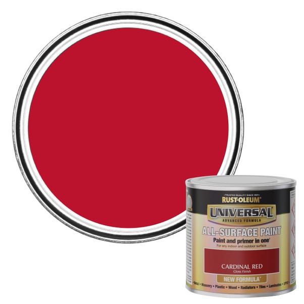 Rust-Oleum Cardinal Red Gloss Universal All-Surface Paint image 1 of 7