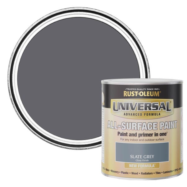 Rust-Oleum Slate Grey Gloss Universal All-Surface Paint image 1 of 8