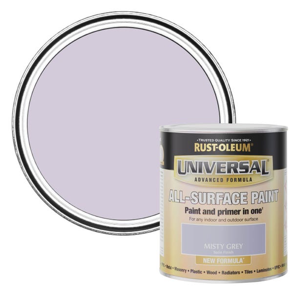 Rust-Oleum Misty Grey Satin Universal All-Surface Paint
