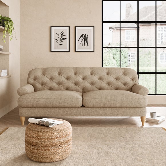 Canterbury 3 Seater Sofa Brown