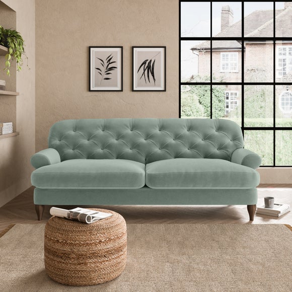 Canterbury 3 Seater Sofa Green