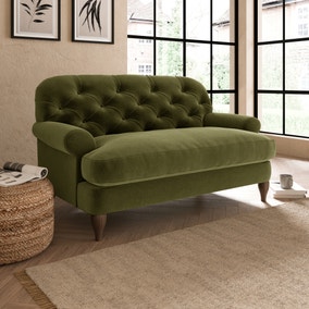 Canterbury Luxury Velvet Snuggle Chair
