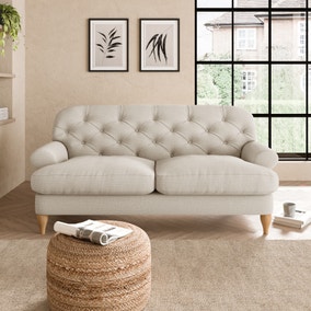Canterbury Slub Cotton Blend 2 Seater Sofa