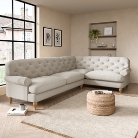 Canterbury Slub Cotton Blend Right Hand Corner Sofa