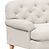 Canterbury Slub Cotton Blend Snuggle Chair Slub Cotton Sandstone