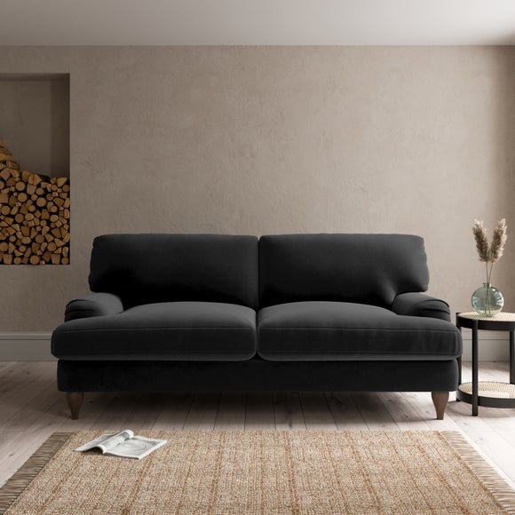 Darwin 3 Seater Sofa Black