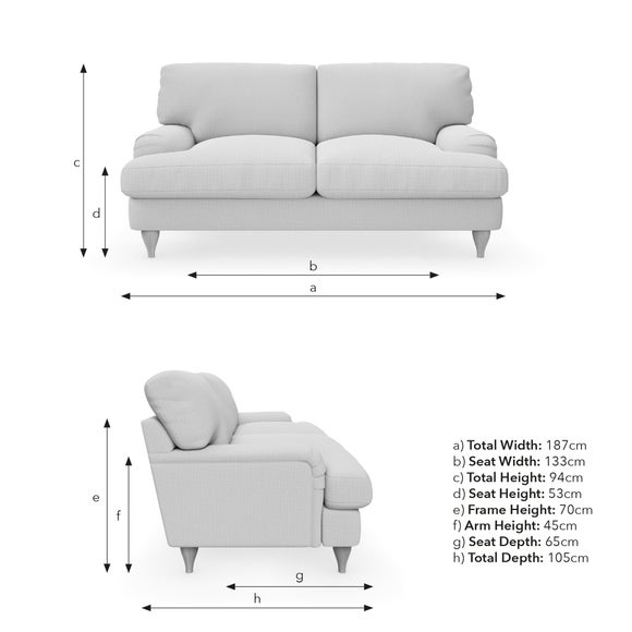 Darwin 2 Seater Sofa Dunelm