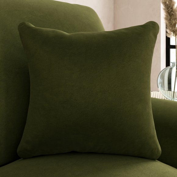 Luxury Velvet Scatter Cushion Green