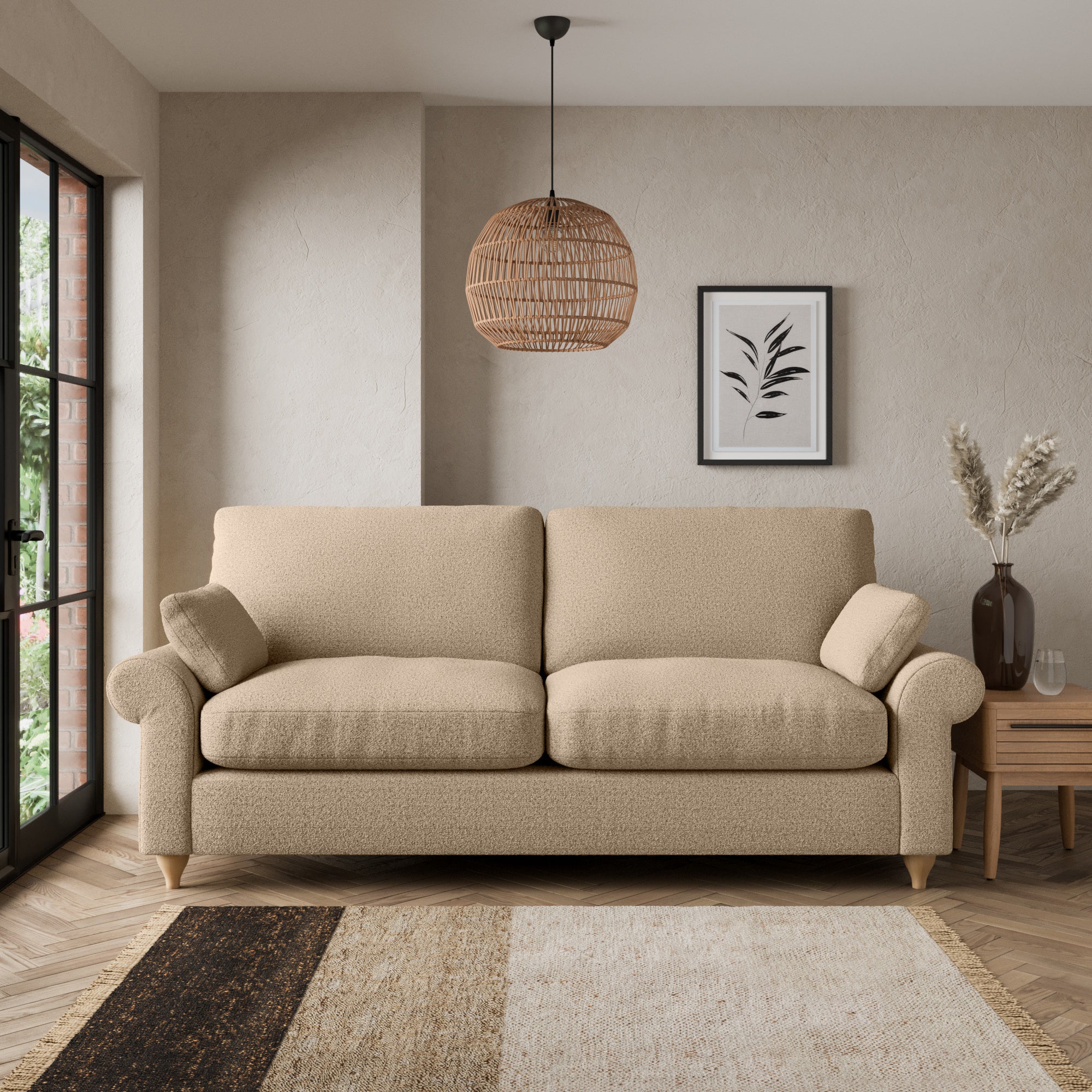 Salisbury 3 Seater Sofa Cosy Marl Camel