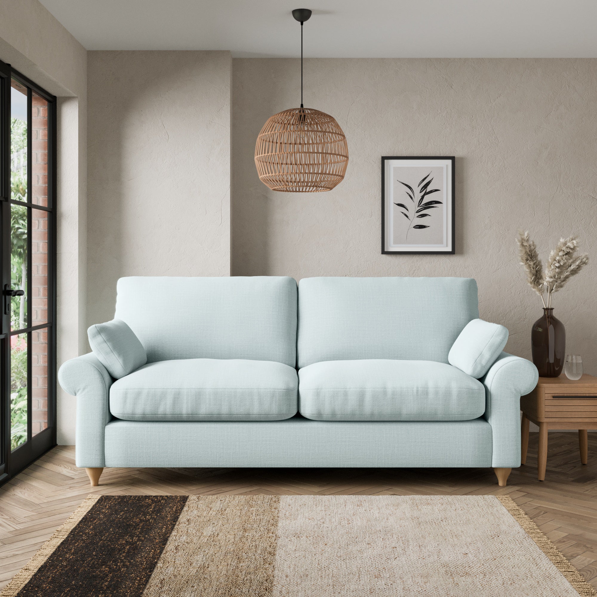 Salisbury 3 Seater Sofa Blue