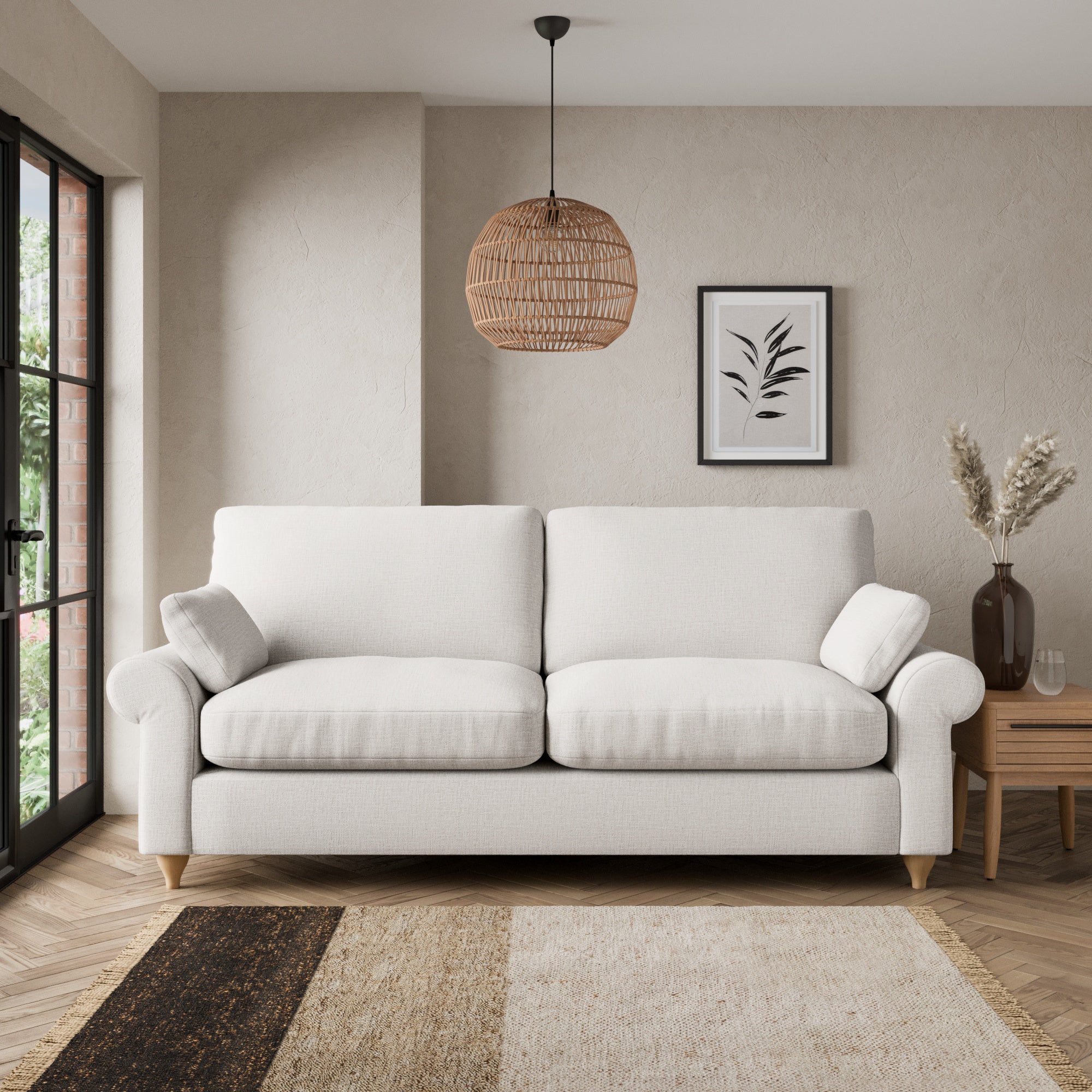 Salisbury 3 Seater Sofa Cream