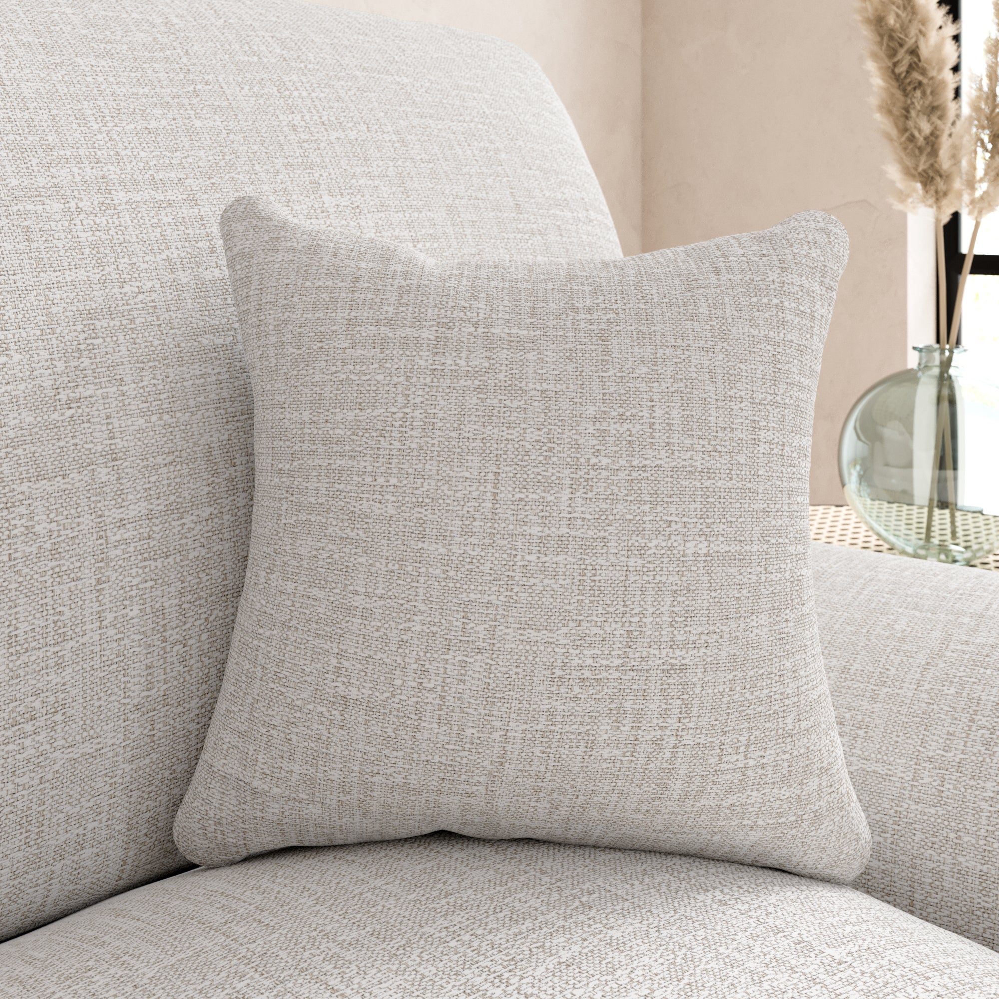 Textured Weave Scatter Cushion Grey
