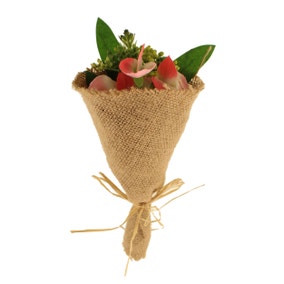 Sweetpea Mini Jute Bouquet