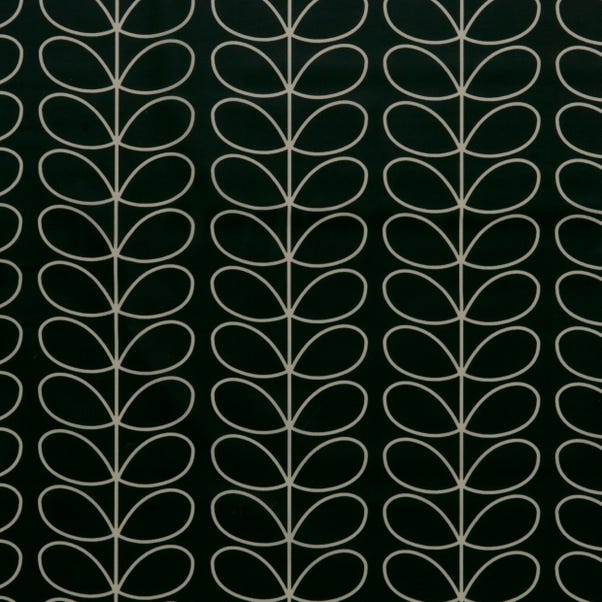 By the Metre Orla Kiely Linear Stem Evergreen PVC image 1 of 5