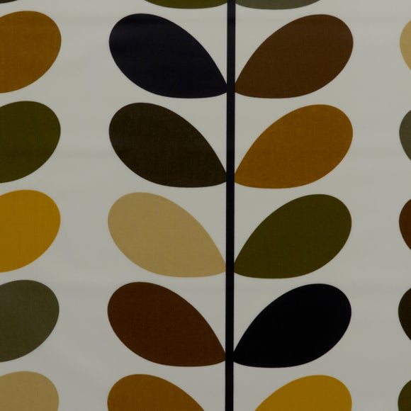 Orla Kiely Multi Stem Ochre PVC Dunelm