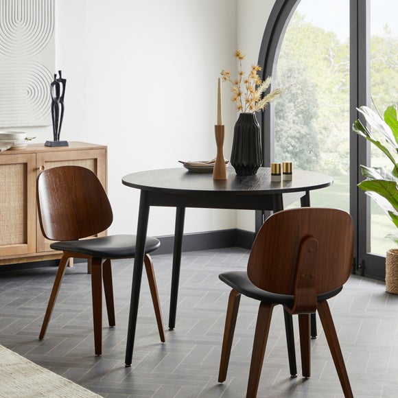 ebony dining chairs