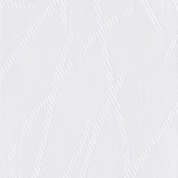 Sabella Made to Measure Vertical Blind Fabric Sample Sabella White