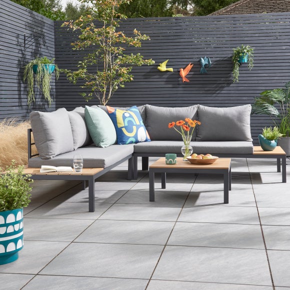 dunelm corner garden sofa