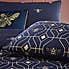 Furn. Bee Deco Navy Duvet Cover and Pillowcase Set  undefined