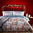 Furn. Festive Town Reversible Duvet Cover and Pillowcase Set  undefined