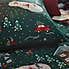 Furn. Winter Pines Pine Green Duvet Cover and Pillowcase Set  undefined