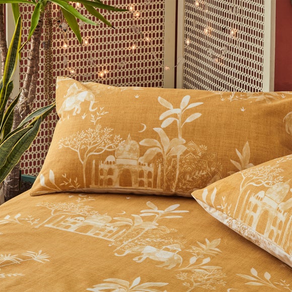 ochre duvet cover dunelm