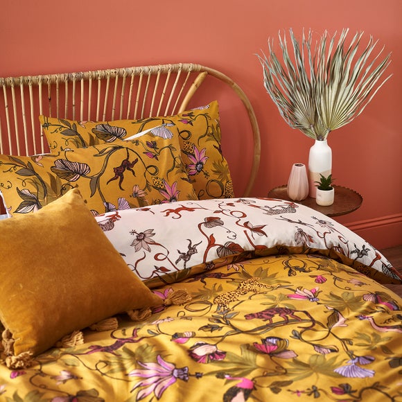 ochre duvet cover dunelm