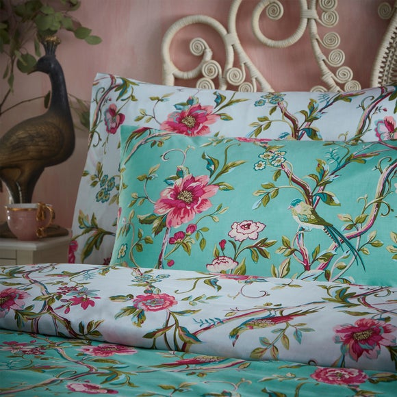 chinoiserie quilt cover