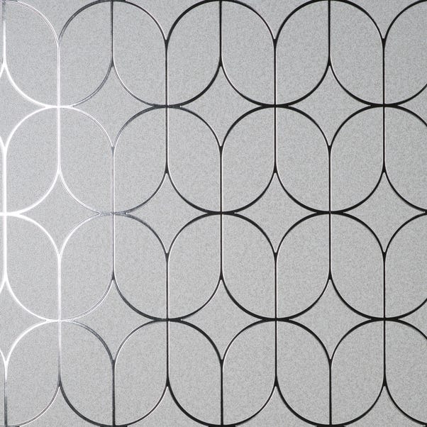 Rosco Silver Wallpaper | Dunelm Rosco Silver Wallpaper | Dunelm