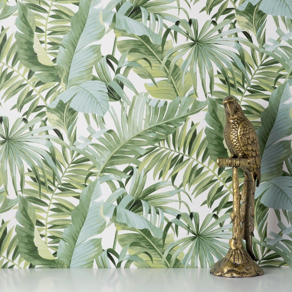 Transform Your Space with Tropical Palm Forest Wallpaper Mural  Paper  Plane Design