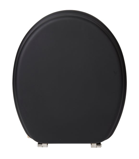 Black Soft Touch Toilet Seat Dunelm