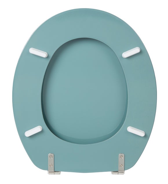 Tropical Toilet Seat with Green Ring Dunelm