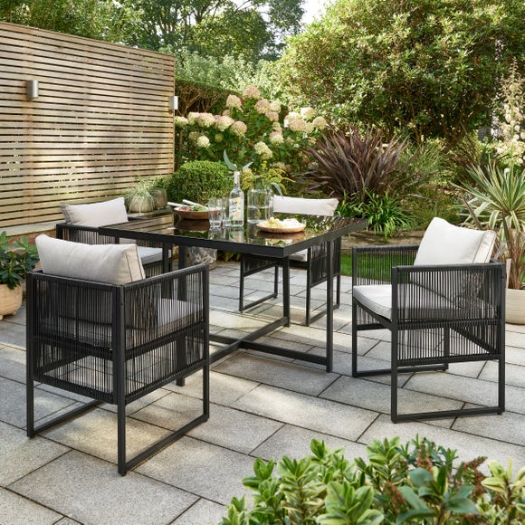 home rope cube 8 seater patio set